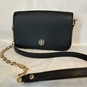 Tory Burch Black Robinson Crossbody